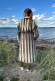 Black crossing mink frakke - Vintage